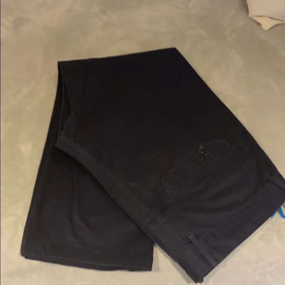 Diesel Mens Navy Blue Straight Leg Casual Dress Pants Size 38